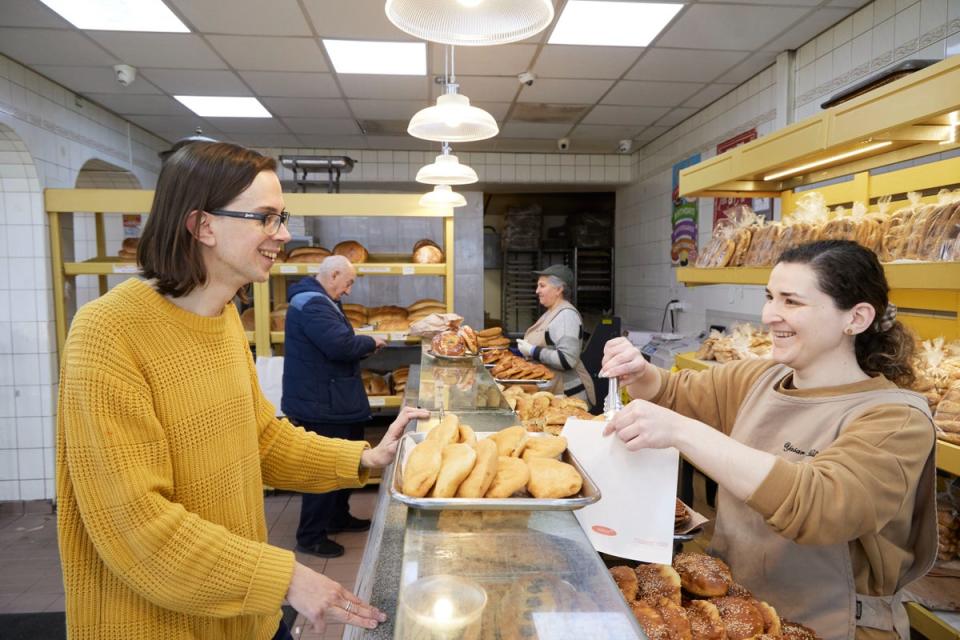 James at Yasar Halim, a lovely bakery for bread and savoury pastries (Matt Writtle)