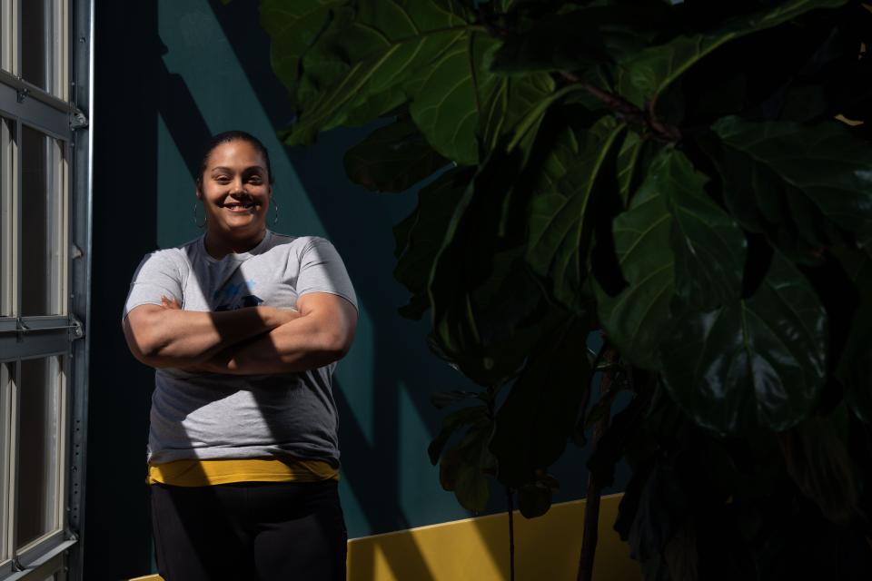 Portrait of Teaira King, a parent and volunteer at PROPEL who wants to fix the Metro Nashville Public Schools system in Nashville, Tenn., Tuesday, March 12, 2024.