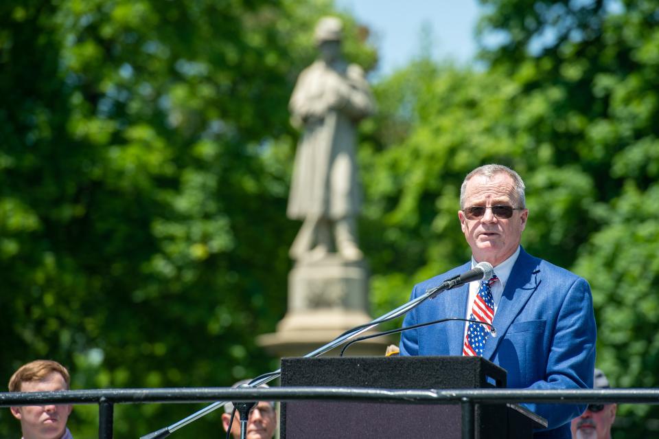 Norwich Mayor Peter Nystrom said that the completion of the riverfront park following the demolition of the Capehart Mill is still years away.