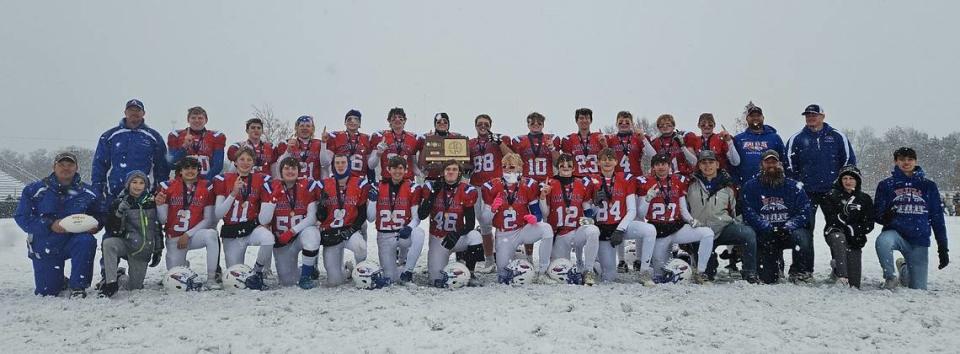 The Axtell football team won its third straight 8-man Division II state championship this season.