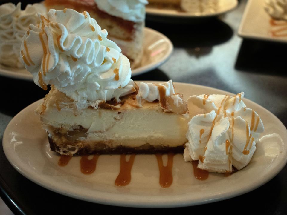 White Chocolate Macadamia Nut (2)  - the cheesecake factory