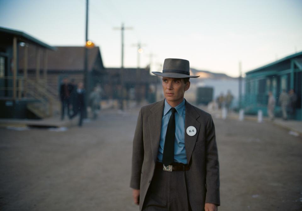 Closeup of Cillian as Oppenheimer