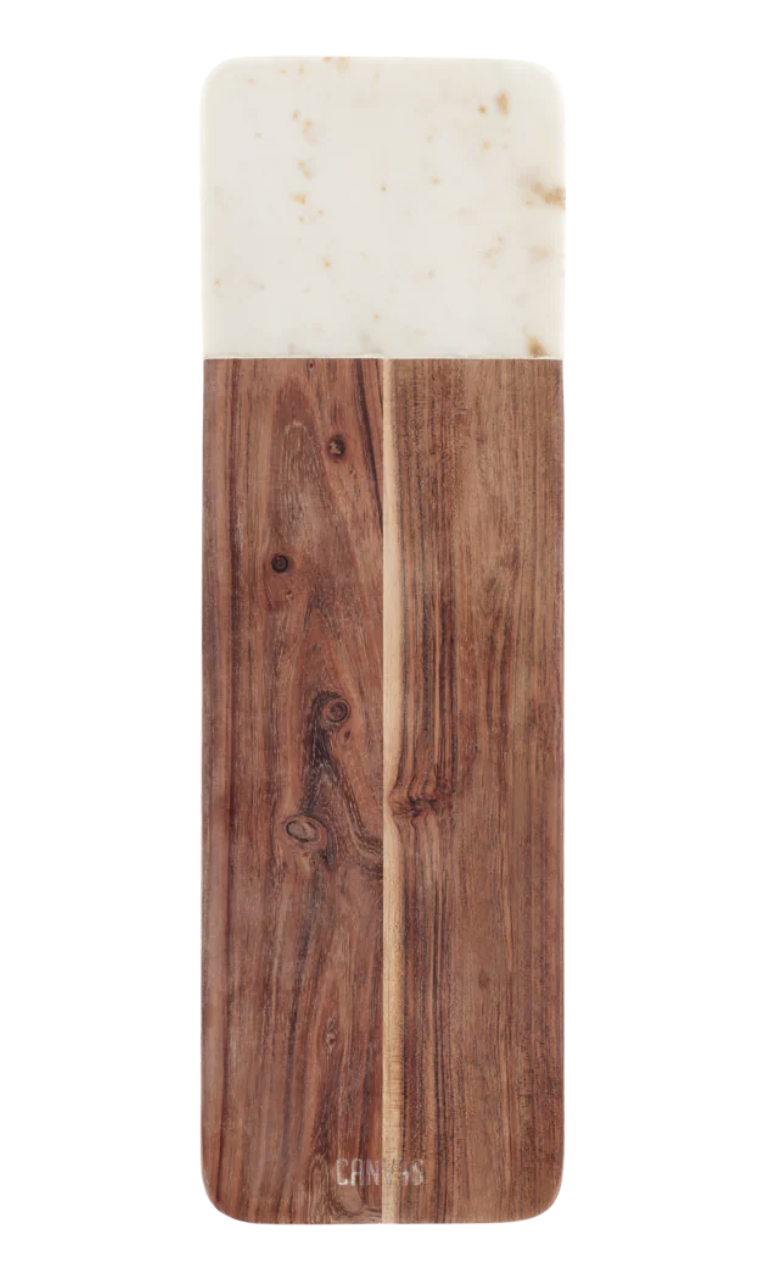 Canvas Marble & Acacia Wood Serving Board (photo via Canadian Tire)