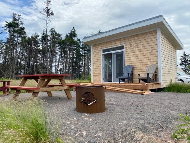 The new bunkie at Cavendish Campground in P.E.I. National Park in Cavendish.  (Jane Robertson/CBC - image credit)