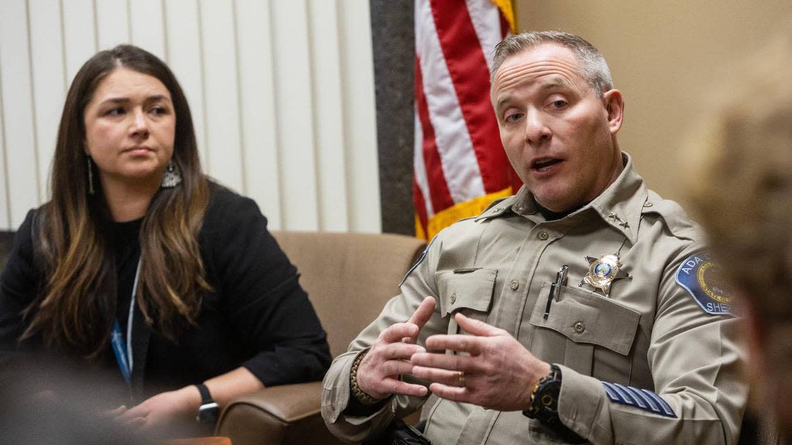 Ada County Sheriff Matt Clifford speaks with the Idaho Statesman at the Ada County Sheriffs Office. Clifford hoped voters would approve a bond to expand the Ada County jail during the 2023 election. Sarah A. Miller/smiller@idahostatesman.com