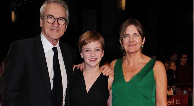 Larry Lamb, Eloise Lawrence and Clare Burt/Rex Photos