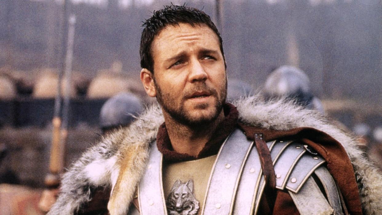  Russell Crowe as Maximus in Gladiator 