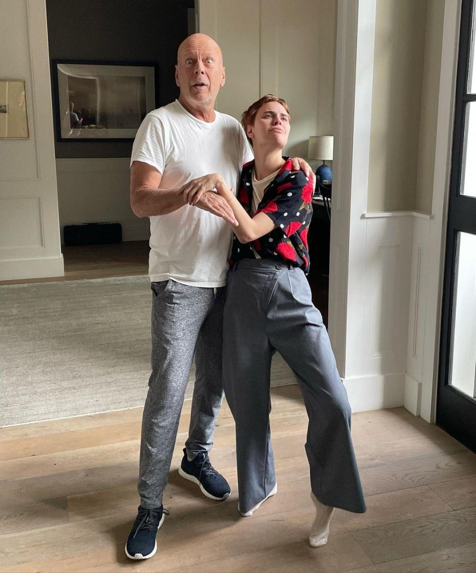 Bruce Willis and Tallulah Willis