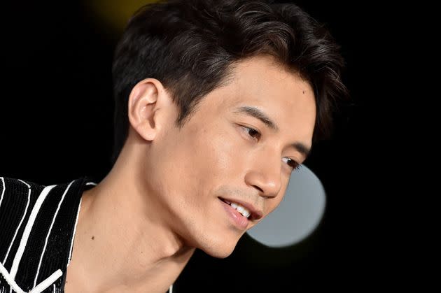 Manny Jacinto attends the Los Angeles premiere of the film 