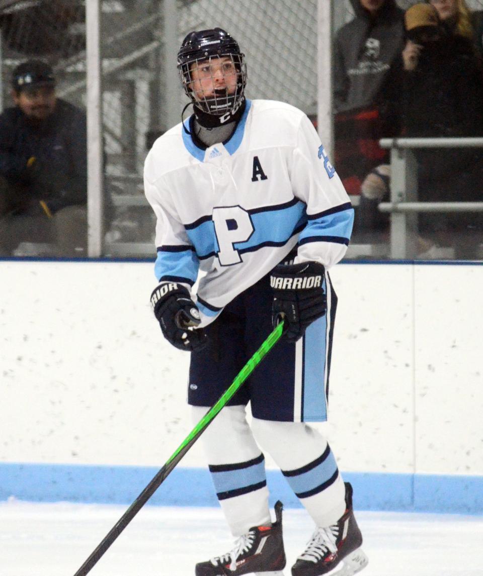 Avery Timm and the Northmen played a strong game Tuesday, though penalty minutes eventually caught up to Petoskey in the end.