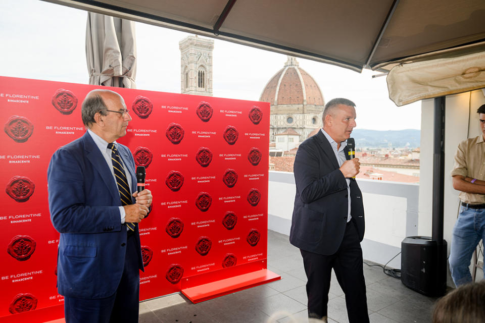 Raffaello Napoleone, Pierluigi Cocchini. Rinescente, Pitti Uomo