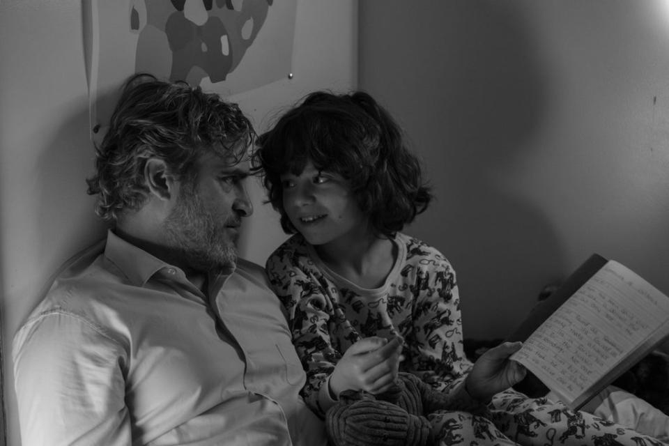 Joaquin Phoenix and Woody Norman in C’mon C’mon  (Courtesy of Tobin Yelland/A24 Fi)