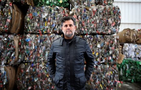 Director Ulises de la Orden poses for a picture at the state entity CEAMSE, in the neighborhood of Jose Leon Suarez, on the outskirts of Buenos Aires