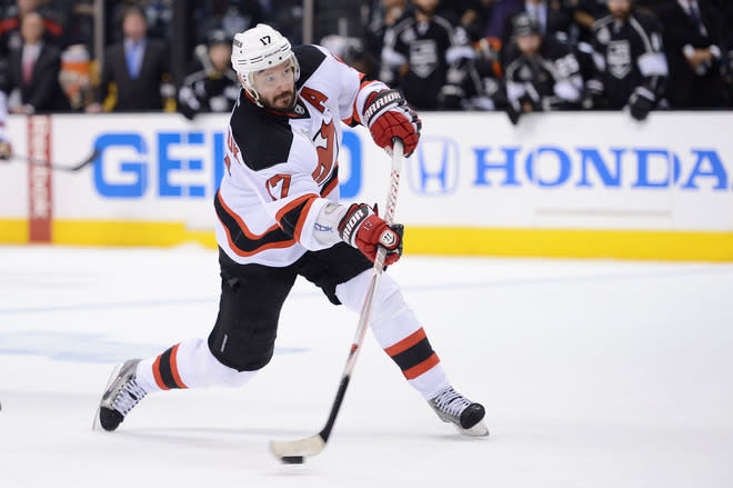   Ilya Kovalchuk #17 Of The New Jersey Devils Shoots Getty Images
