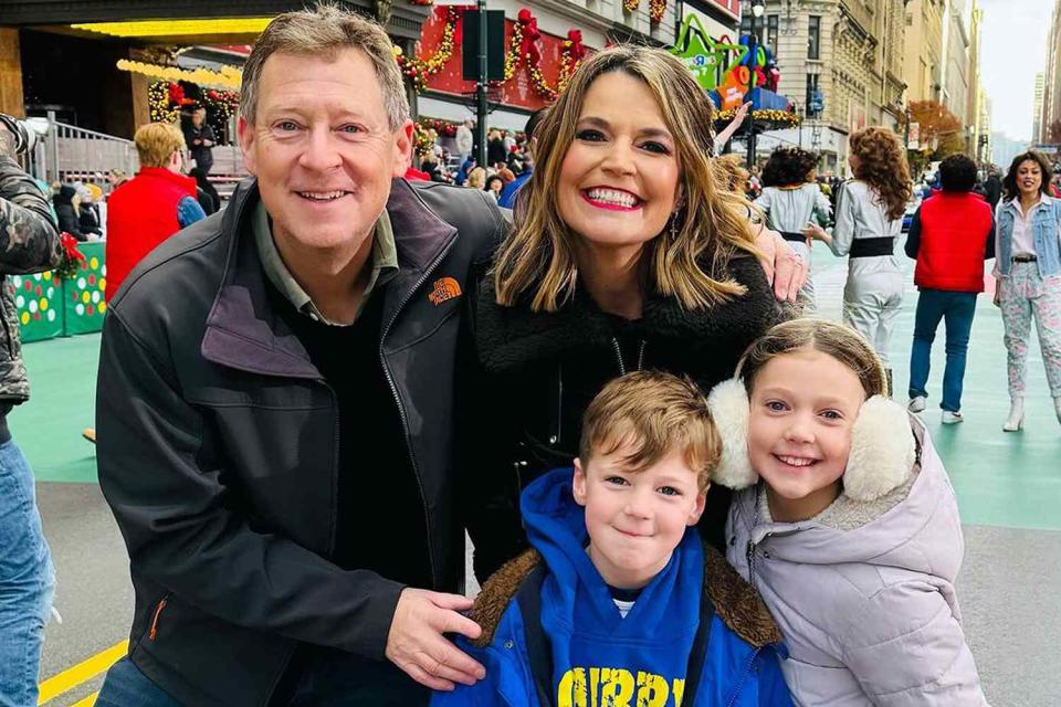 <p>Savannah Guthrie/Instagram</p> Savannah Guthrie, her husband Michael Feldman and their kids Charley and Vale