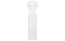 <p>An evening gown that wouldn’t look out of place at a black tie event, the ‘Monterose’ is sure to please the fuss-free bride-to-be. <a rel="nofollow noopener" href="https://www.outlinelondon.com/ivory-monterose-dress" target="_blank" data-ylk="slk:Shop now" class="link "><em>Shop now</em></a>. </p>