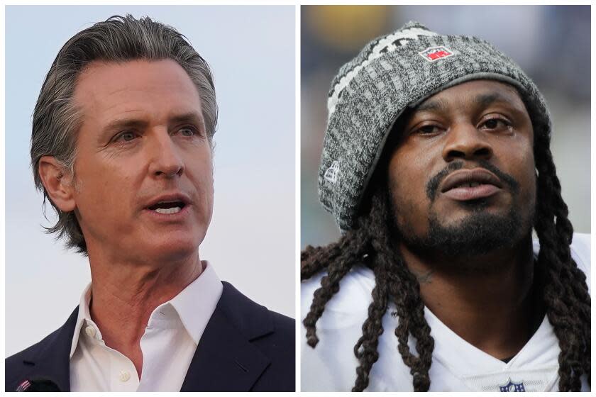 Newsom launches podcast, not presidential run. His running mate is ex