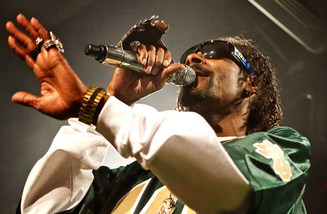 Shown performing Feb. 1, 2012, at Club Fever, rapper Snoop Dogg has given two of the downtown South Bend venue’s more noteworthy concerts in recent years. (SBT File Photo/ROBERT FRANKLIN)