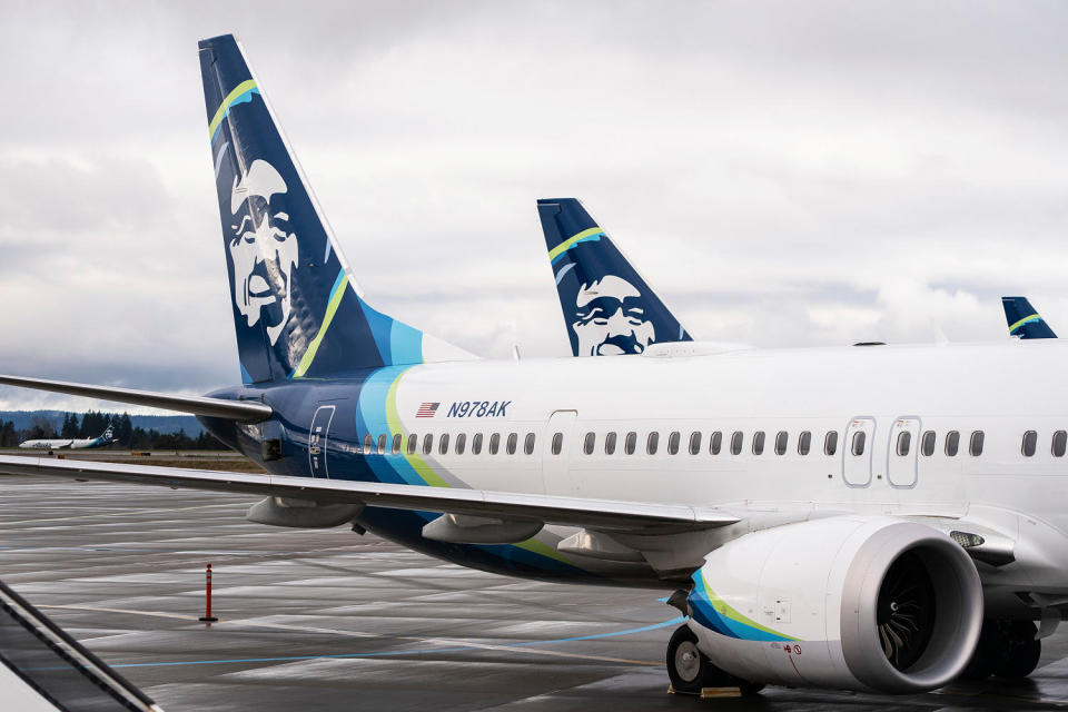 Alaska Air Grounds Boeing 737 Max-9 Fleet After Midair Blowout (David Ryder / Bloomberg via Getty Images)