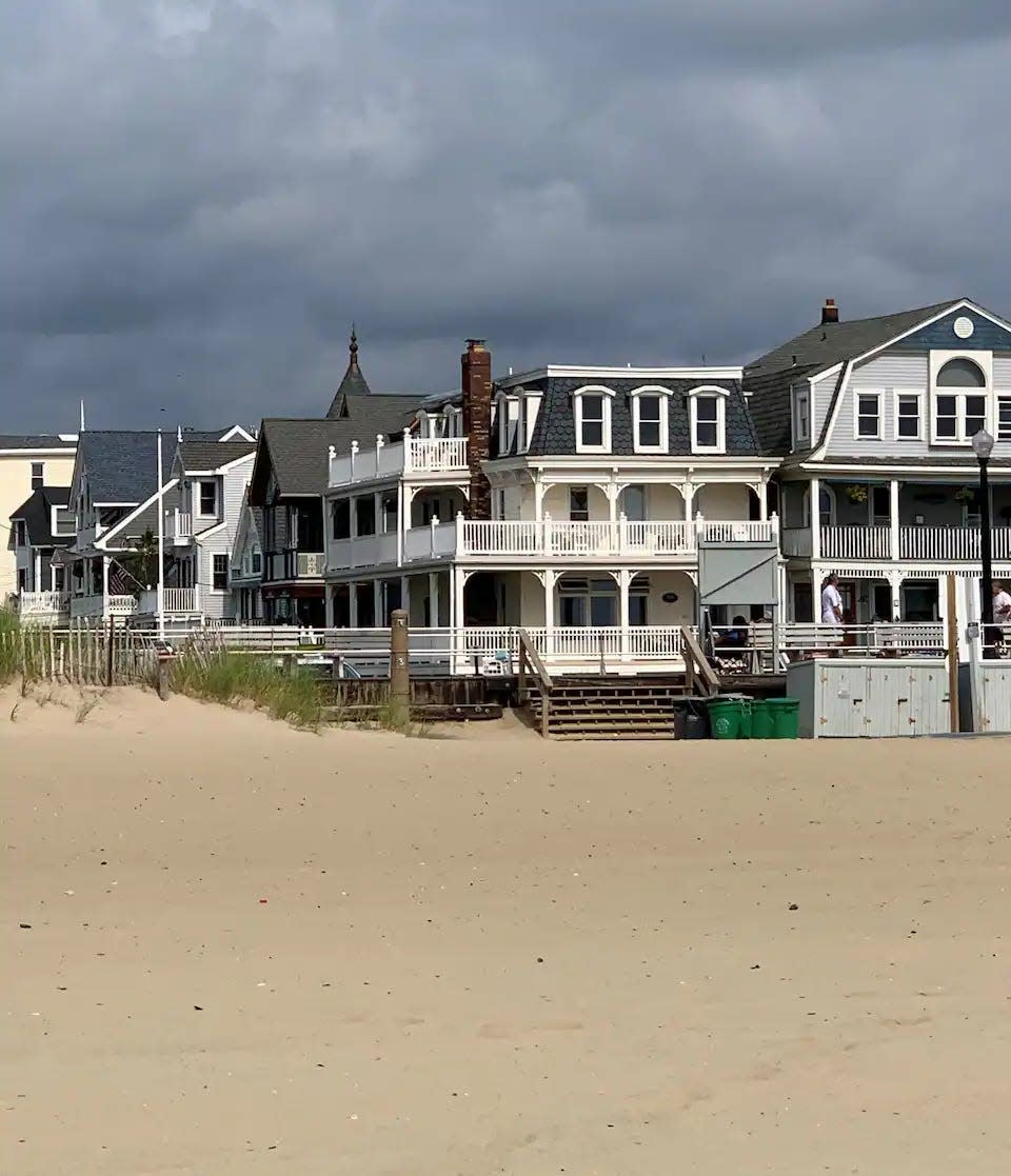 This condo is right in front of Asbury Park Beach.