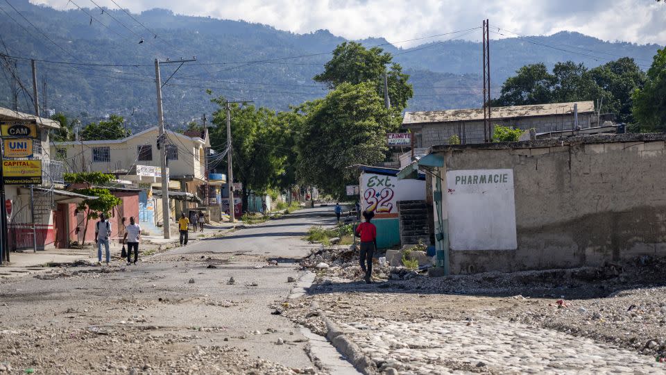 Inside Kraze Baryé territory in Port-au-Prince, Haiti, on April 18, 2024. - Evelio Contreras/CNN