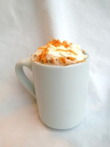 Orange hot chocolate