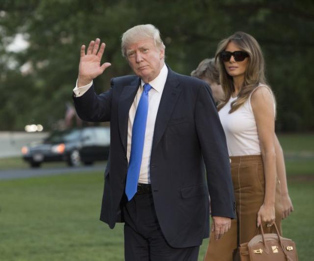 Melania Trump carried a Hermès bag worth £50K as she joined the