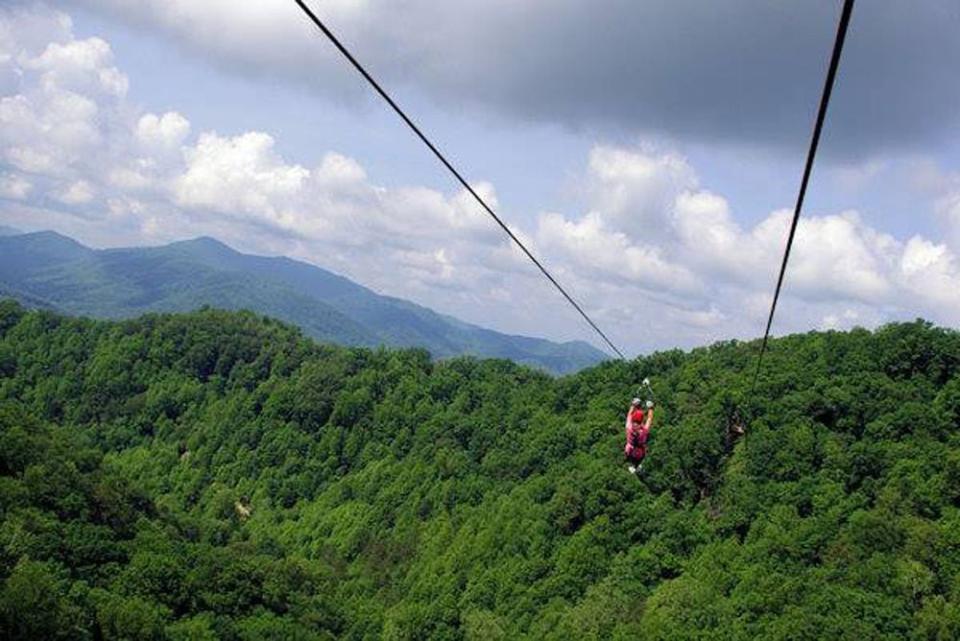 There’s zip lining through mountain tree-tops...