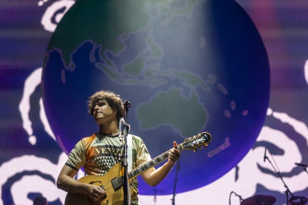 Vampire Weekend performing at the Incheon Pentaport Music Festival in 2022. - Credit: Justin Shin/Getty Images