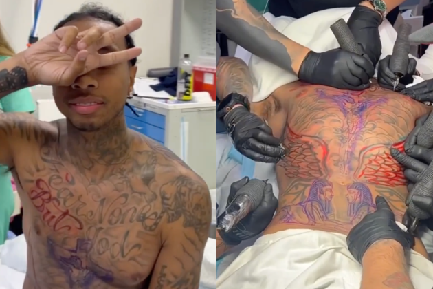 yg the rapper back tattoos