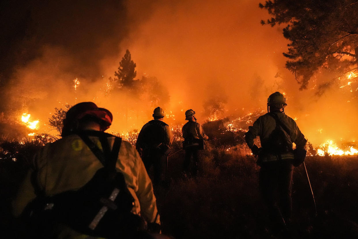 Bridge Fire (Jae C. Hong / AP)