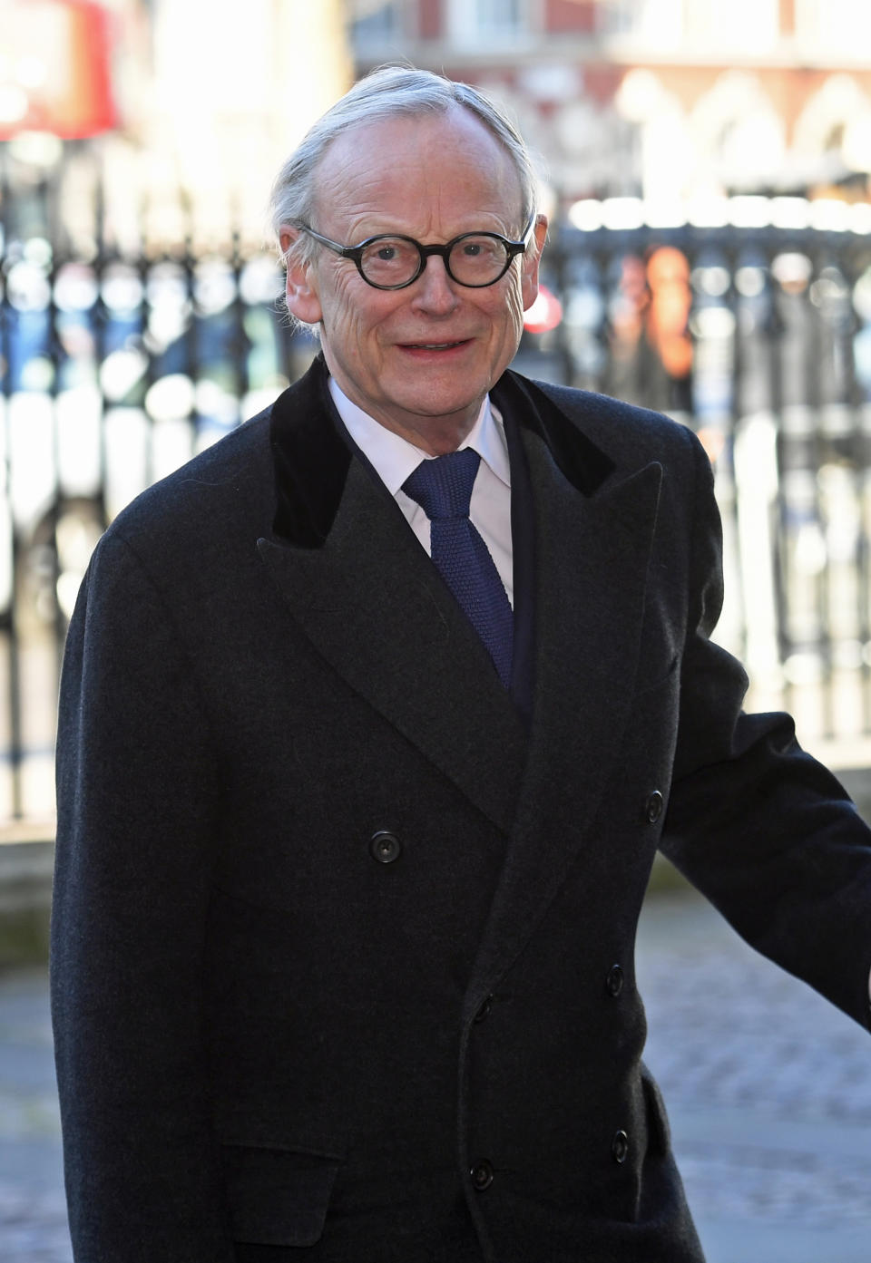 John Selwyn Gummer, Baron Deben at a service of thanksgiving for the life and work of former foreign secretary Lord Carrington at Westminster Abbey in London. (Photo by Stefan Rousseau/PA Images via Getty Images)