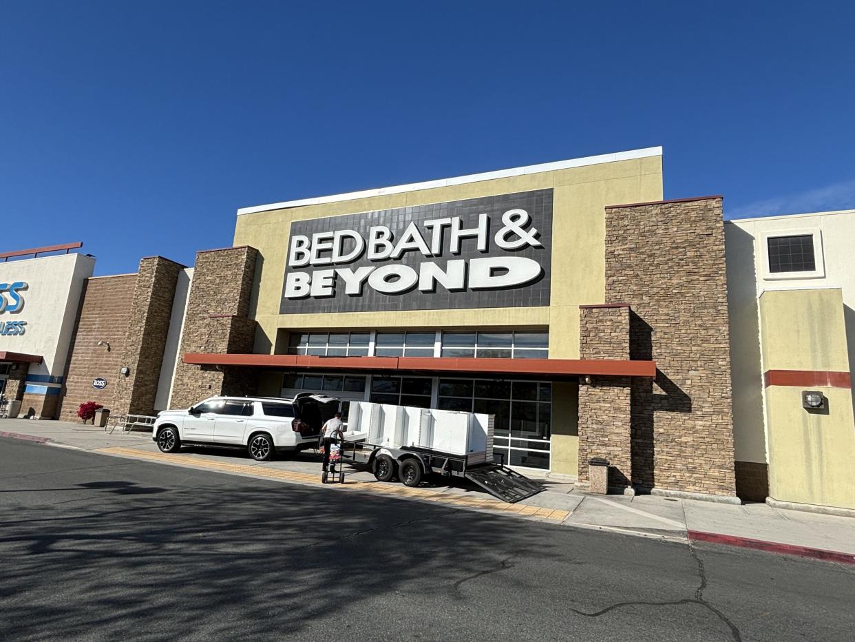 A Sprouts Farmers Market is planned for the former Bed. Bath & Beyond store in Palm Springs, seen here on Monday, Jan. 29, 2023.
