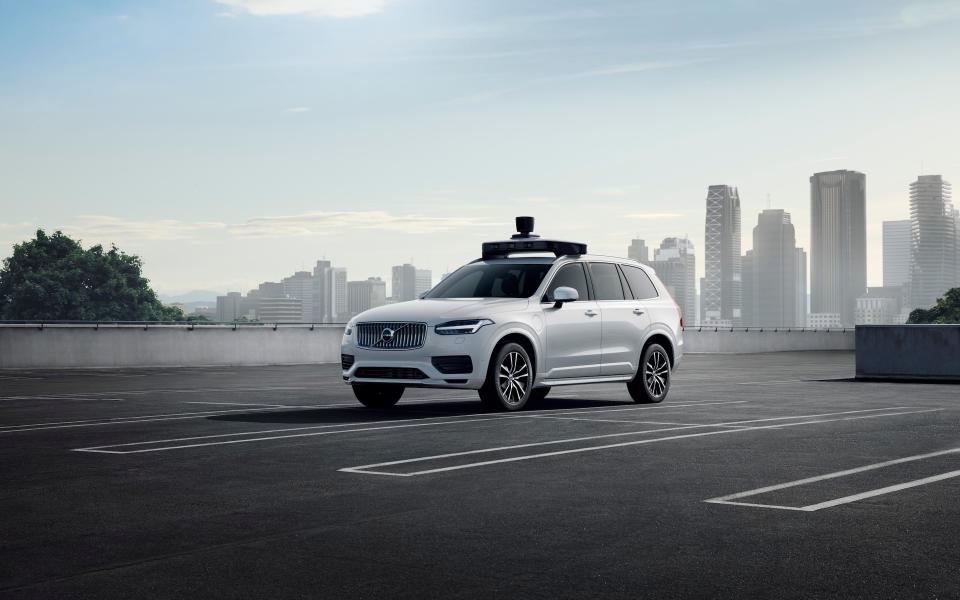 The company also unveiled a new Volvo autonomous vehicle at the event, and said it was working towards using a car without a steering wheel or pedals, though this was not possible under current regulations. - Uber