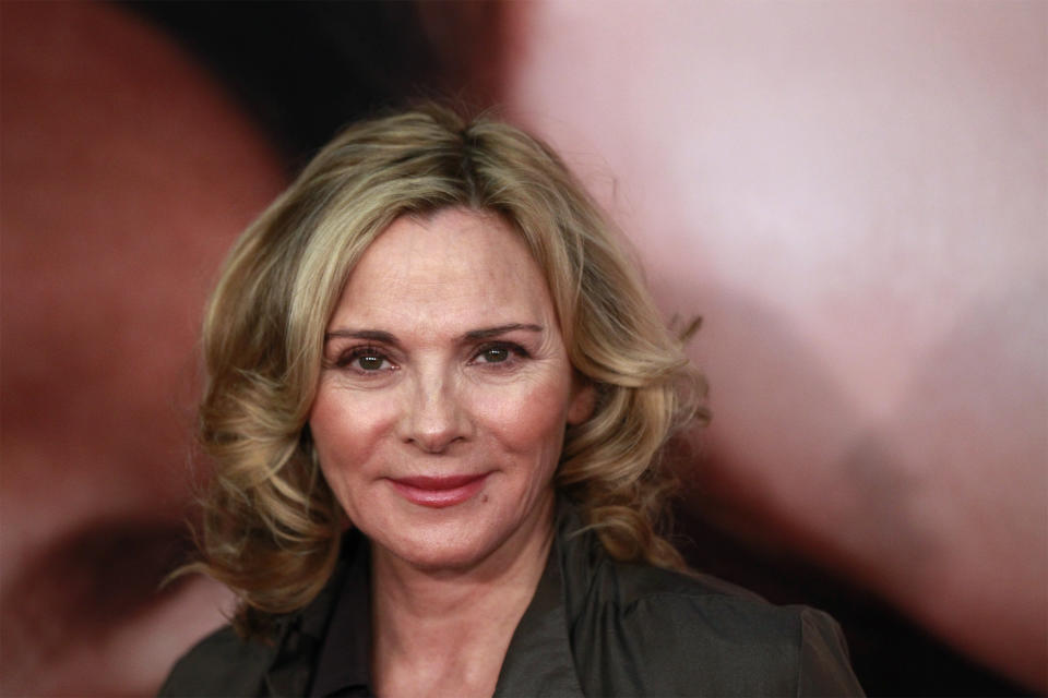 Actress Kim Cattrall arrives for the premiere of the film 