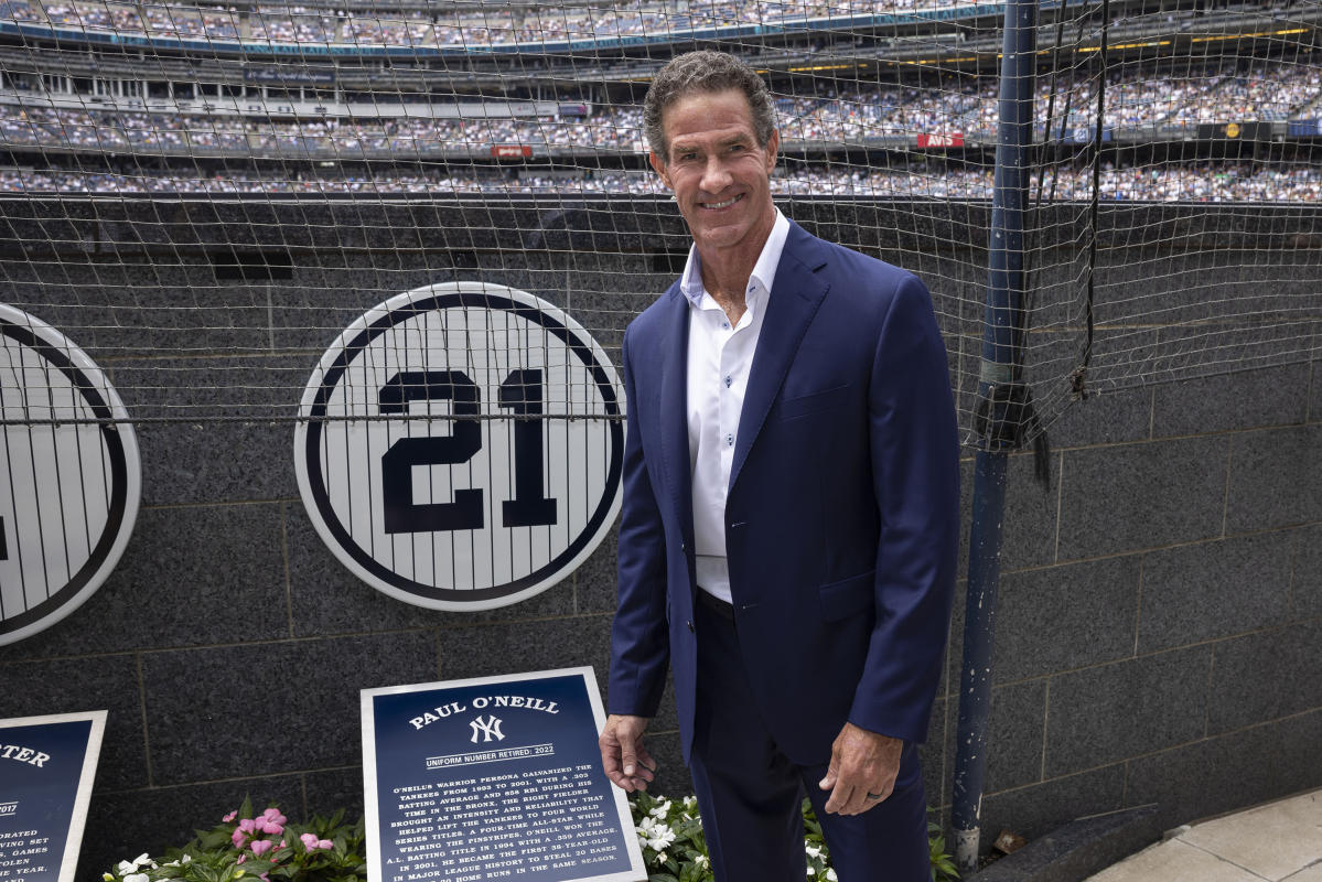 Paul O'neill New York Yankees 1993 2001 thank you for the memories