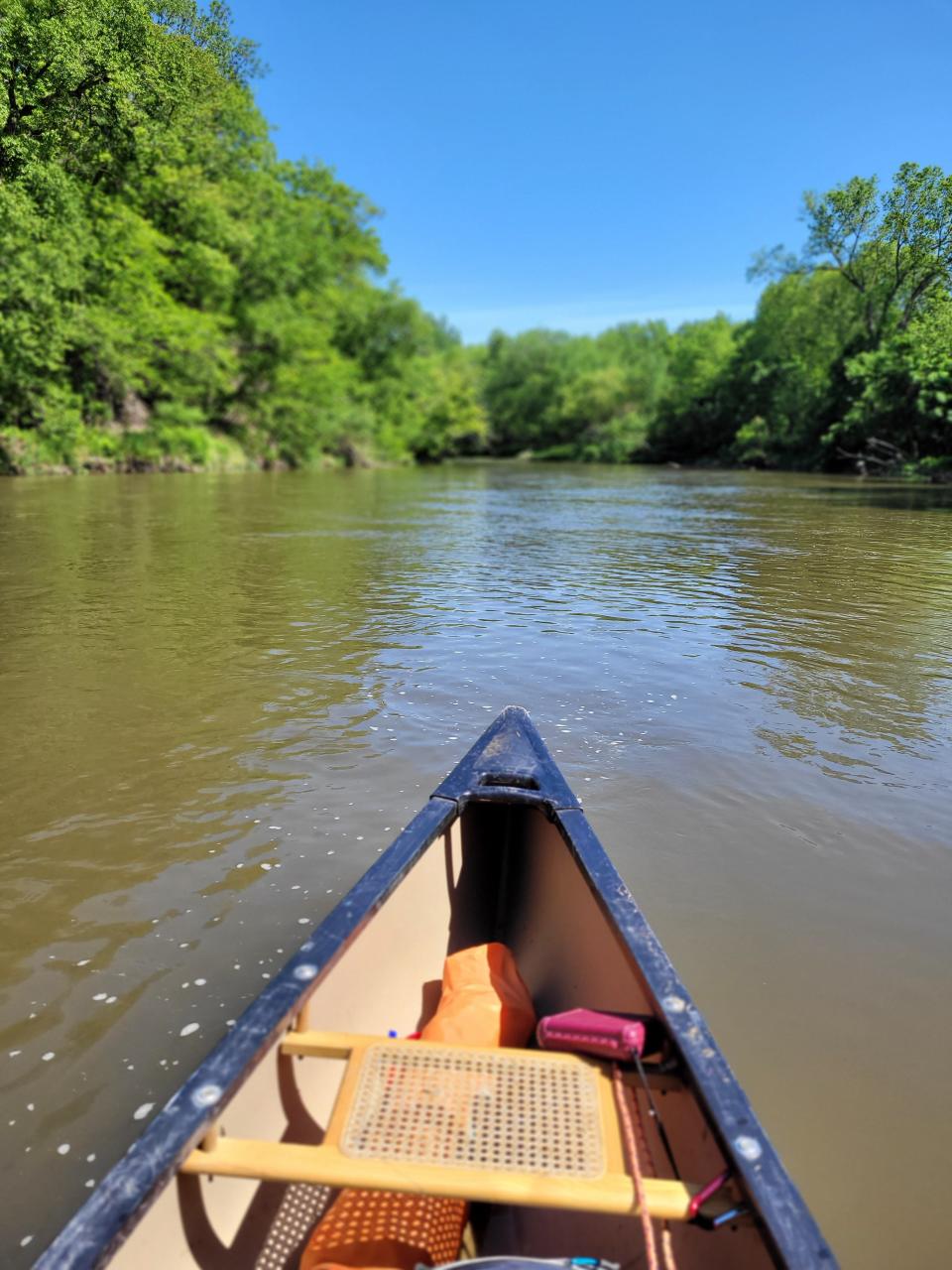 On the Middle Raccoon River between Panora and Redfield.