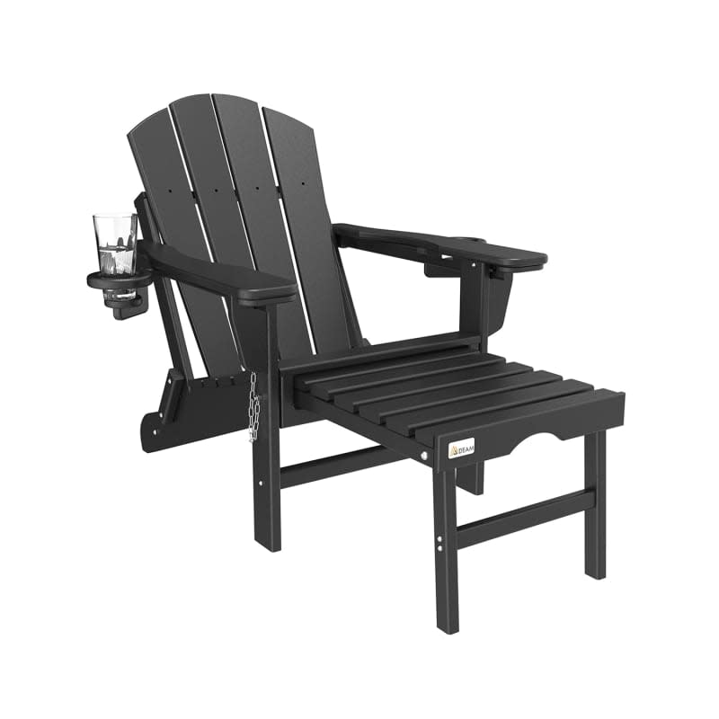 Mdeam Adjustable Backrest Adirondack Chair
