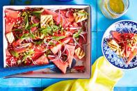 Not all salads are green! Combine sweet fruit with salty cheese for a flavour journey across the world. RECIPE: Watermelon and grilled haloumi salad