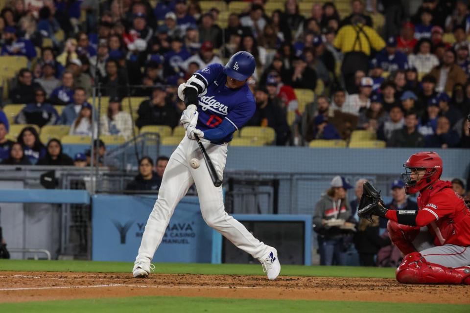 Shohei Ohtani at bat.