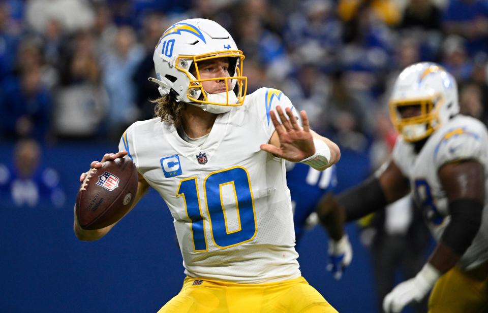 Chargers quarterback Justin Herbert had a subpar game against the Indianapolis Colts, but he played well enough to win and clinch a playoff berth.