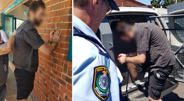 The 31-year-old was charged with using a carriage service to groom a person under 16 years old. Photo: NSW Police