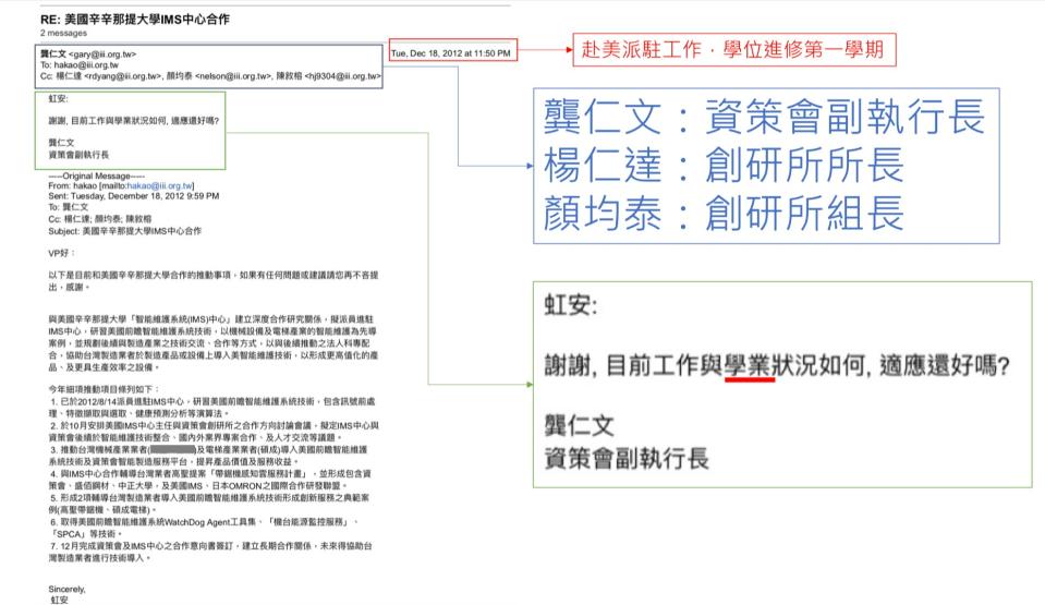 資策會聲明高虹安違法兼職 高出示「關鍵證據」批公然說謊 2022-10-26陳 弘志兼職 資策會 高虹安