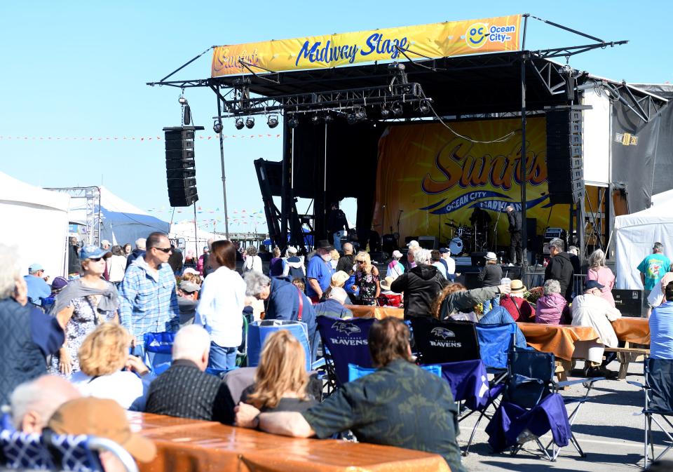 Sunfest is back Thursday, Oct. 19, 2023, with thousands attending to listen to live music, shop, get lost in mazes, go for beach rides and more in Ocean City, Maryland