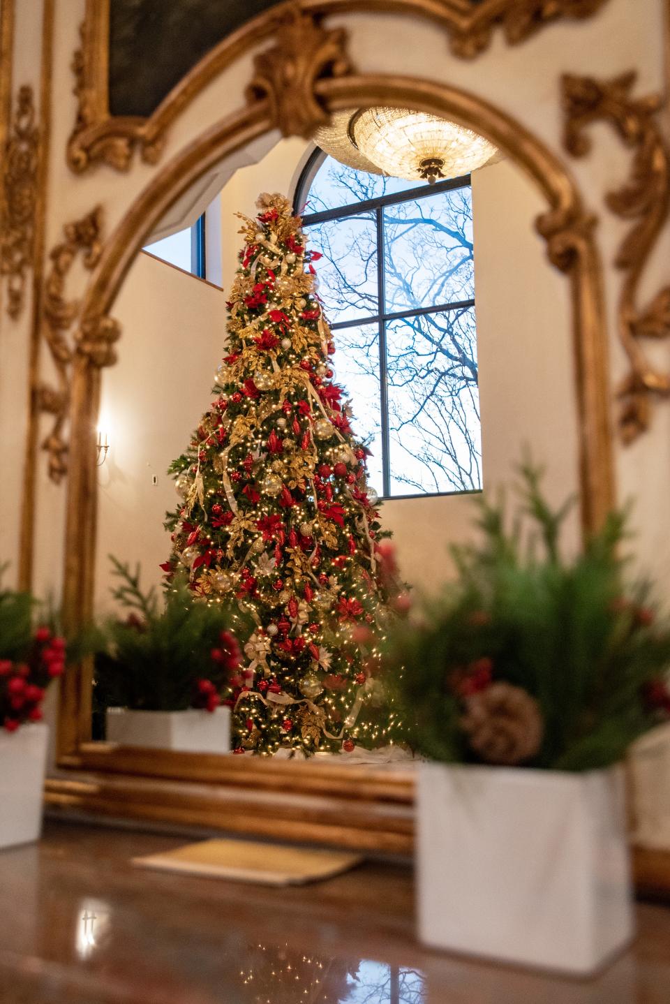 The Highlawn in West Orange is decorated for Christmas on Tuesday December 7, 2021. 