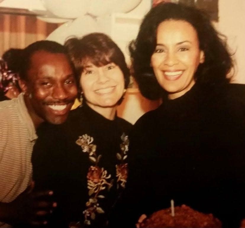 Gay Willis, center, with "Show Boat" co-stars Marilyn McCoo and Kenny Ingram during the show's 1996-'97 run in Chicago. Ingram is currently directing Willis in Theatre By The Sea's production of "Cinderella."