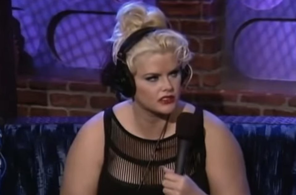 Closeup of Anna Nicole Smith