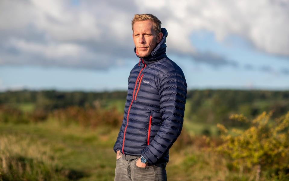 Laurence Fox photographed on The Old Oswestry Hill Fort in Shropshire - Heathcliff O'Malley for The Telegraph