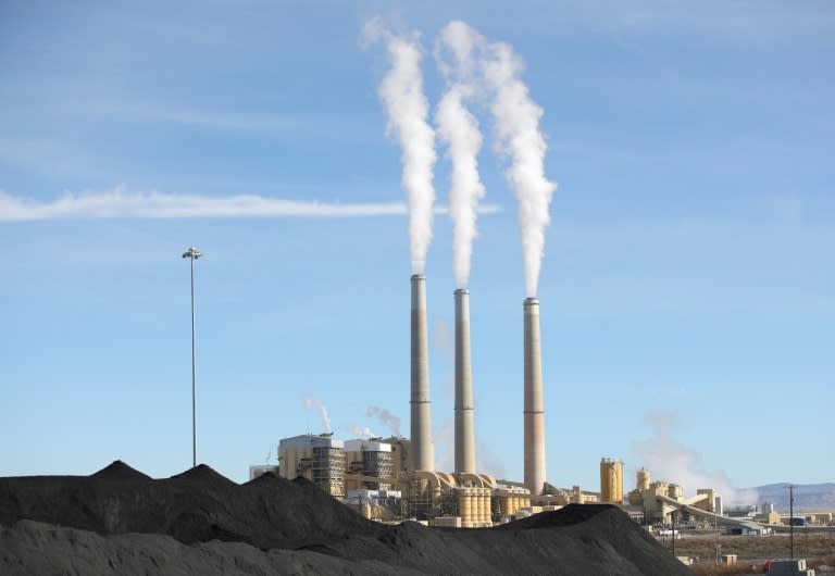 Una central de carbón en Utah, Estados Unidos, en una imagen de noviembre de 2019 (George Frey)