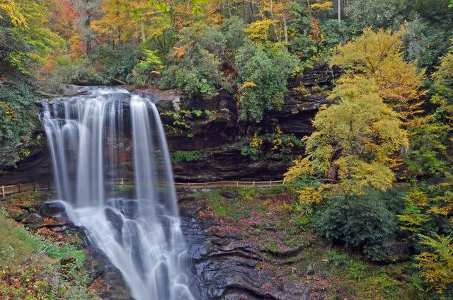 emDry Falls in Jackson County, North Carolina. Courtesy of Jackson County TDA./em